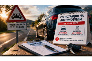 Нови правила за регистрация на автомобили от 31.03.2026 – какво трябва да знае всеки собственик