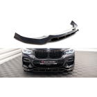 Добавка за предна броня/лип спойлер  V.2 BMW X3 M40D / M40I / M-PACK G01 - Maxton Design