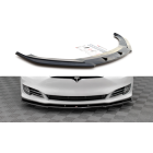 Добавка за предна броня/лип спойлер  V.1 Tesla Model S Facelift - Maxton Design
