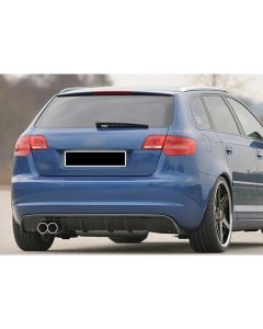 Оребрен дифузьор за Audi A3 8P - 4 врати