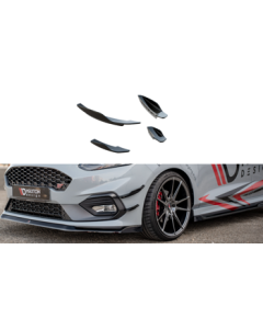 Добавки за предна броня (канарди) V.2 Ford Fiesta Mk8 ST / ST-LINE