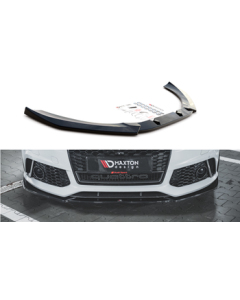 Добавка за предна броня/лип спойлер  V.4 Audi RS6 C7 - Maxton Design