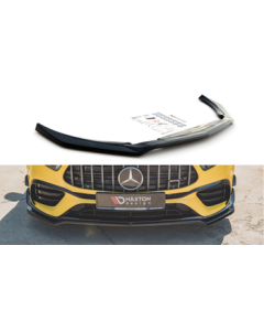Добавка за предна броня/лип спойлер  V.1 Mercedes-AMG A 45 S Aero Pack W177 - Maxton Design