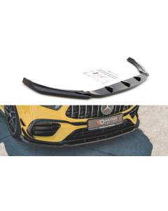 Добавка за предна броня/лип спойлер  V.2 Mercedes-AMG A 45 S Aero Pack W177 - Maxton Design