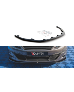 Добавка за предна броня/лип спойлер  V.1 Peugeot 308 Mk2 Лифтинг - Maxton Design