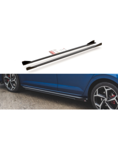 Прагове за издръжливост на състезания + Добавки Volkswagen Polo GTI Mk6 - Maxton Design