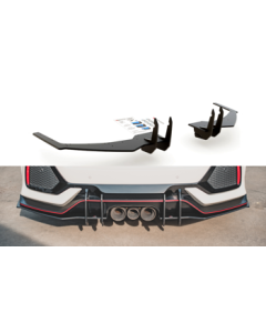 Дифузьор V.2 Honda Civic X тип R - Maxton Design