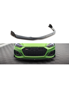 Добавка за предна броня/лип спойлер  V.1 + Добавки Audi RS5 F5 Фаслиф - Maxton Design