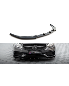 Добавка за предна броня/лип спойлер  Mercedes-Benz E63 AMG седан W212 Фейслифт - Maxton Design