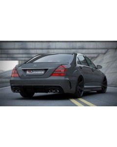 Mercedes S W221 (Виж W205) Задна броня + Дифузьор