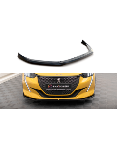 Добавка за предна броня/лип спойлер  V.2 Peugeot 208 GT Mk2