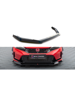 Добавка за предна броня/лип спойлер  V.1 Honda Civic Type-R Mk 11