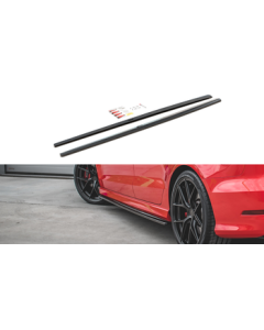 Добавки за прагове V.1 Audi S3 / A3 S-Line 8V / 8V FL седан - Maxton Design