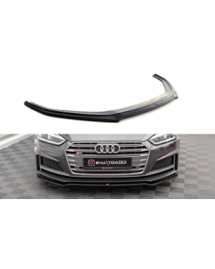 Добавка за предна броня/лип спойлер  V.1 Audi A5 F5 S-Line - Maxton Design