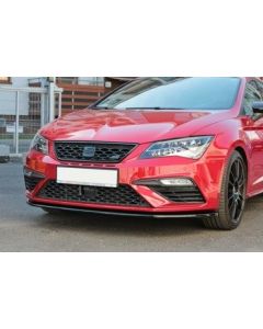 Добавка за предна броня/лип спойлер  V.1 Seat Leon Cupra / Fr Mk3 FL