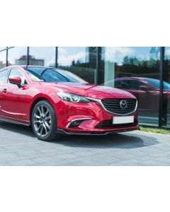 Добавка за предна броня/лип спойлер  V.2 Mazda 6 GJ (MK3) Фейслифт