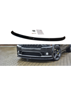 Добавка за предна броня/лип спойлер  V.1 Jeep Grand Cherokee WK str8 - Maxton Design