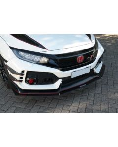 Добавка за предна броня/лип спойлер V.1 Honda Civic X тип R - Maxton Design