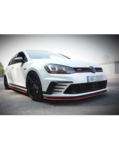 Добавка за предна броня/лип спойлер  VW Golf Mk7 GTI Clubsport - Maxton Design
