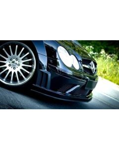 Добавка за предна броня/лип спойлер  Mercedes Clk W209 Black (SL Black Series Look)