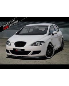  Добавка за предна броня/лип спойлер Seat Leon Mk2 (PREFACE) - Maxton Design
