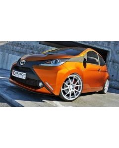 Добавка за предна броня/лип спойлер  Toyota Aygo Mk2