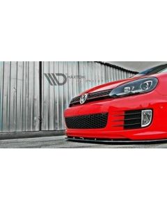 Добавка за предна броня/лип спойлер  Ver.2 VW Golf VI (за Golf GTI 35 -ти)