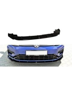 Добавка за предна броня/лип спойлер  V.1 VW Golf 7 R / R-Line Facelift