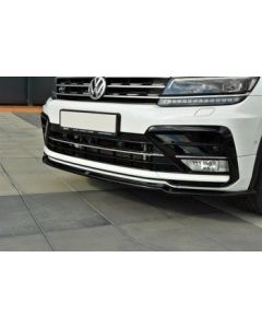 Добавка за предна броня/лип спойлер  VW Tiguan Mk2 R-Line - Maxton Design
