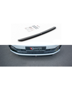 Добавка за предна броня/лип спойлер  V.4 VW Polo Gti Mk6 - Maxton Design