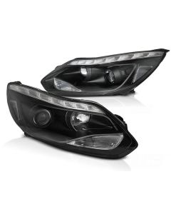 Фарове за FORD FOCUS MK3 11- 10.14 LED Черни