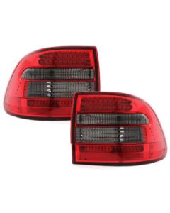 Кристални опушени LED стопове : Porsche Cayenne 03-07г.