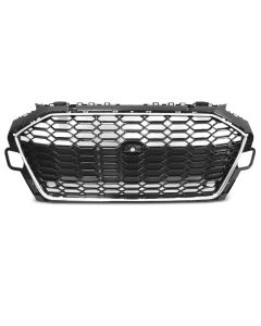 GRILLE  хром Черни PDC fit AUDI A4 B9 20-