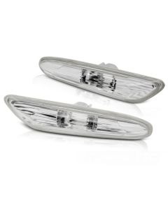Бели странични мигачи за BMW E81 82 87 88 / E90 91 92 93 / X1 09-12