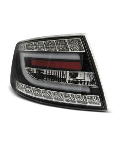 LED Стопове Черни за AUDI A6 C6 SEDAN 04.04-08 6PIN