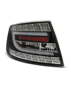 LED Стопове Черни за AUDI A6 C6 SEDAN 04.04-08 7PIN