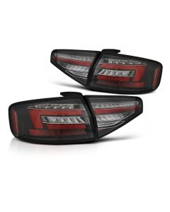 LED BAR Стопове Черни SEQ за AUDI A4 B8 12-15 SEDAN OEM LED