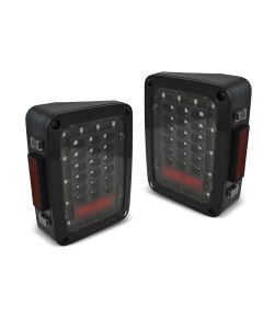 Стопове за CHRYSLER JEEP WRANGLER JK 07-18 LED Черни