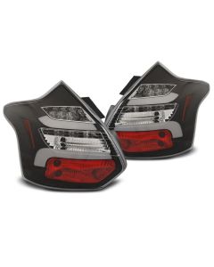 Стопове за FORD FOCUS 3 11-10.14 HATCHBACK Черни LED BAR SEQ IND.