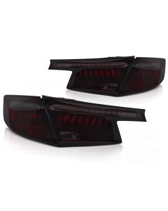 LED стопове BLAC RED Опушени за HONDA CIVIC XI 21- Хечбек