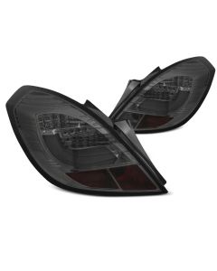 Стопове за OPEL CORSA D 3D 04.06-14 опушени LED BAR