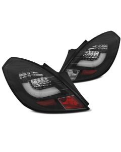 Стопове за OPEL CORSA D 3D 04.06-14 Черни LED BAR