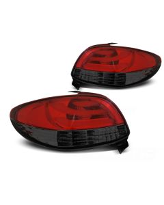 Стопове за PEUGEOT 206 10.98-  опушени LED BAR