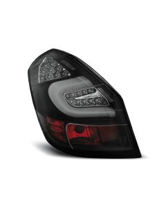 LED BAR Стопове Черни за SKODA FABIA II 07- 06.14