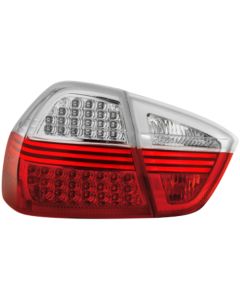 Кристални LED стопове с бял мигач BMW E90