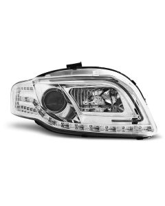 Фарове  TUBE LIGHT хром за AUDI A4 B7 11.04-03.08