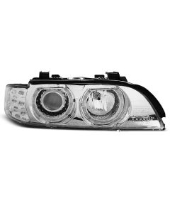 Фарове  с ангелски очи хром LED INDICATOR за BMW E39 09.95-06.03