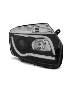 Фарове за DACIA DUSTER 04.10-14 Черни TUBE LIGHT