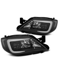 Фарове за SUBARU IMPREZA III GH 07-12 TUBE Черни HID