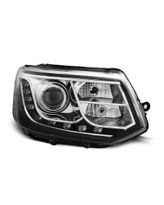 Фарове  TRUE DRL хром за VW T5 2010-2015